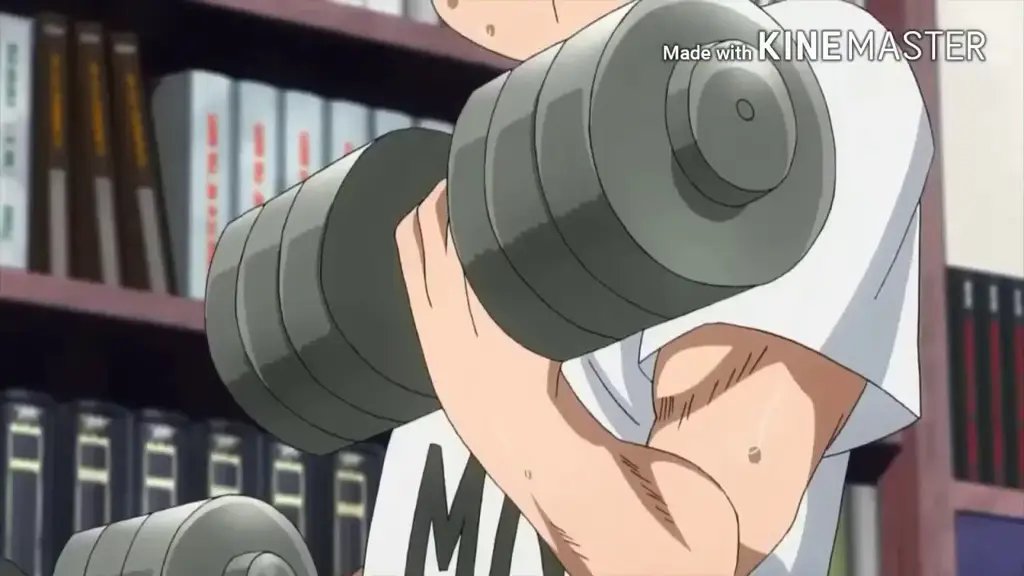 Latihan Keras Menuju Kekuatan Animasi latihan keras karakter anime