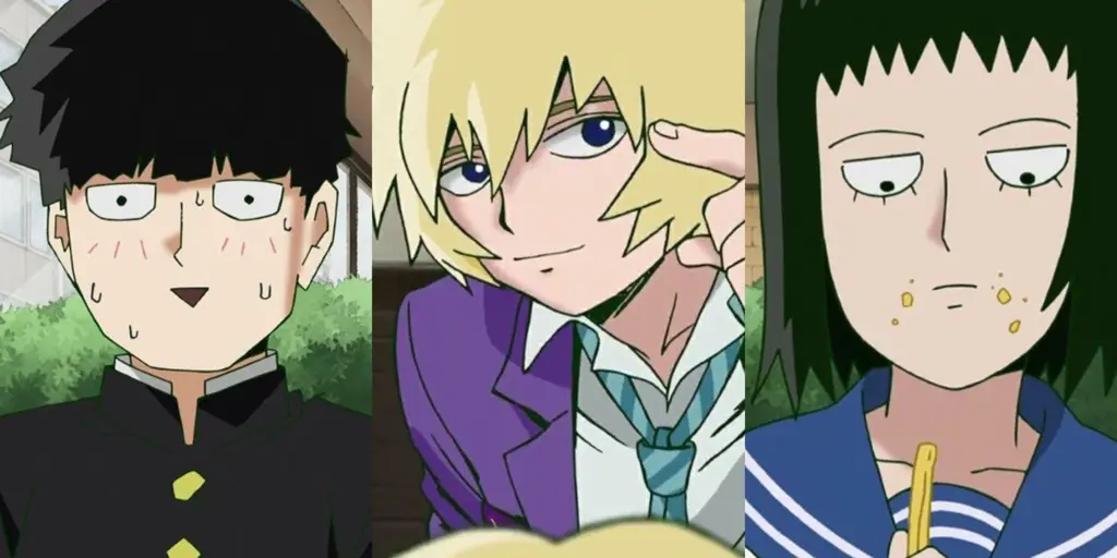 Adegan Aksi Mob Psycho 100 Gambar Mob Psycho 100