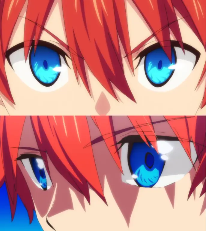 Jangan Menyerah! Semangat Anime Cupu Gambar karakter anime yang bertekad