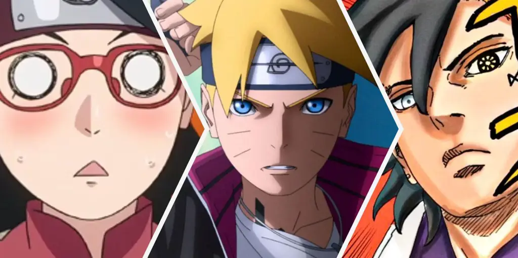 Karakter Boruto Gambar para karakter utama Boruto