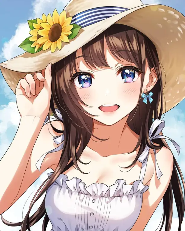 Anime Gadis Lucu dan Imut Gambar gadis anime yang lucu dan imut