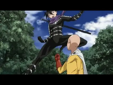 Pertempuran epik antara Saitama dan musuh-musuhnya. Adegan aksi yang menegangkan di One Punch Man Season 1.