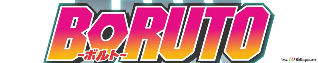 Logo resmi anime Boruto Naruto Next Generations Logo Anime Boruto