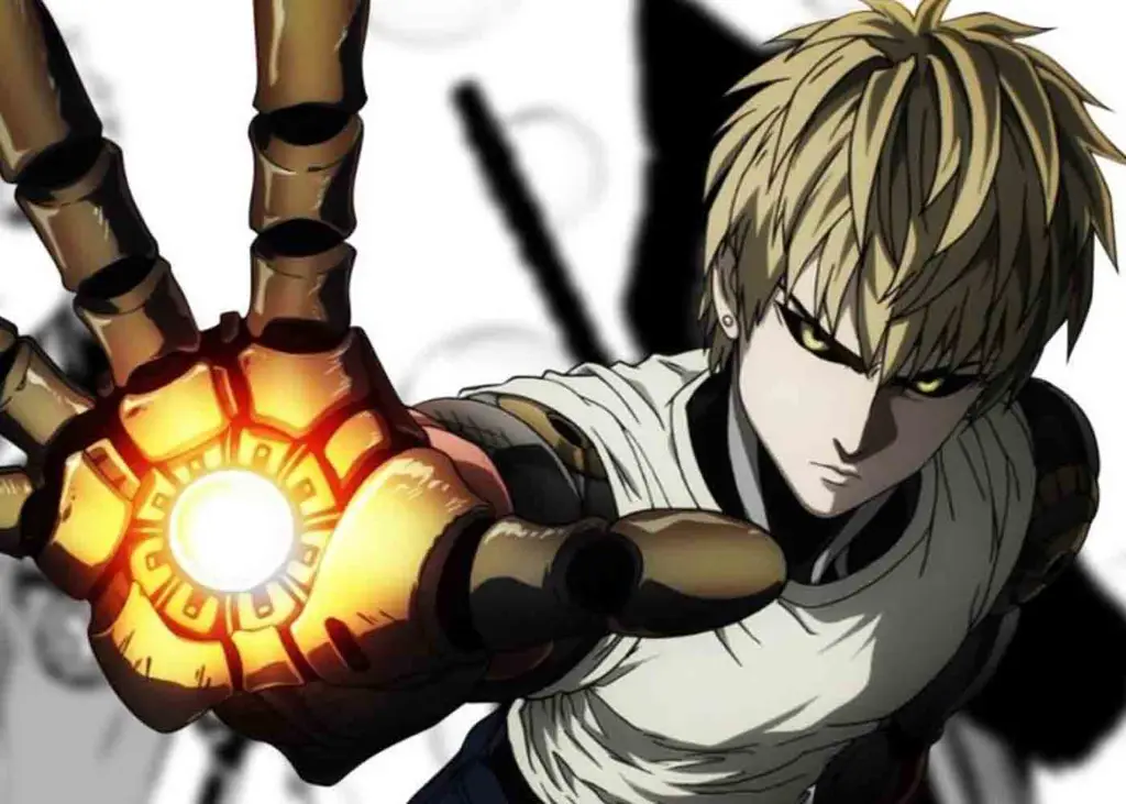 Genos, cyborg yang setia Gambar Genos, murid Saitama