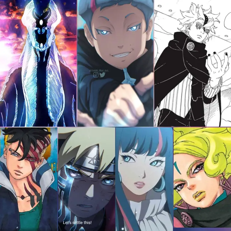 Karakter-karakter utama dalam anime Boruto Gambar para karakter Boruto