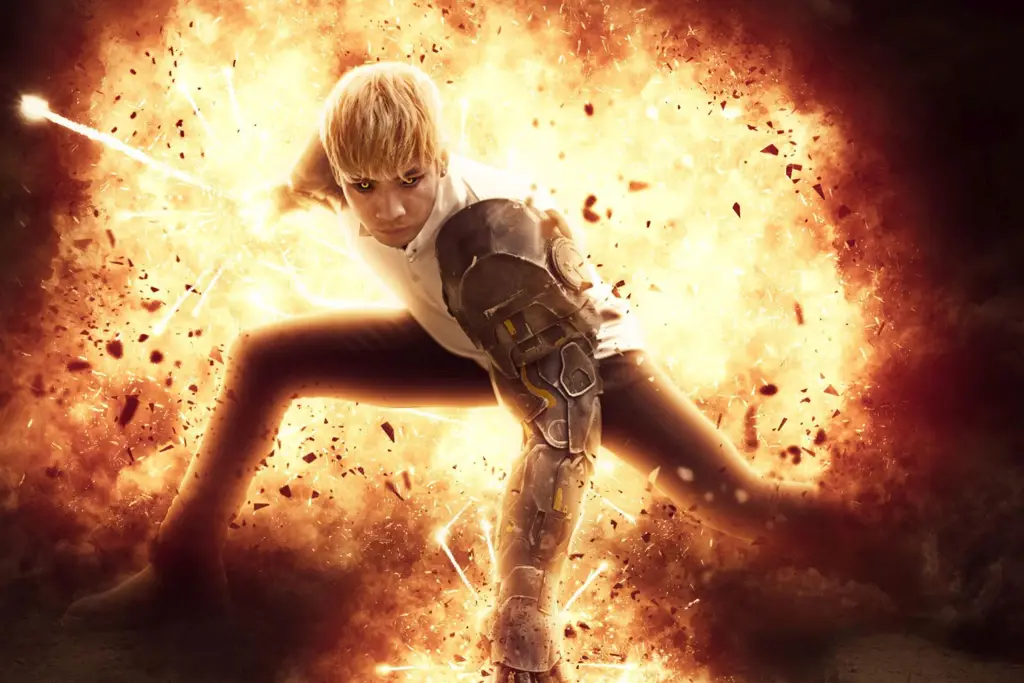 Pertarungan epik One Punch Man Adegan aksi One Punch Man yang menegangkan