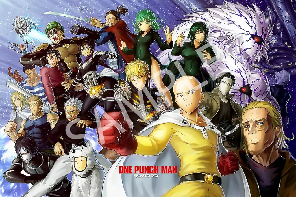 Berbagai karakter menarik dalam serial One Punch Man Gambar berbagai karakter dalam One Punch Man