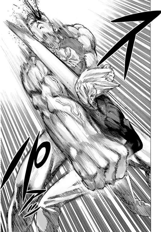 Aksi Saitama yang dahsyat Adegan aksi yang menegangkan di One Punch Man