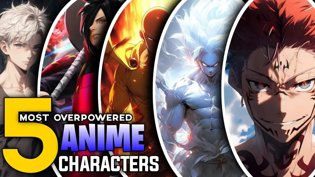 Kekuatan Super yang Menakjubkan Gambar karakter anime dengan kekuatan super