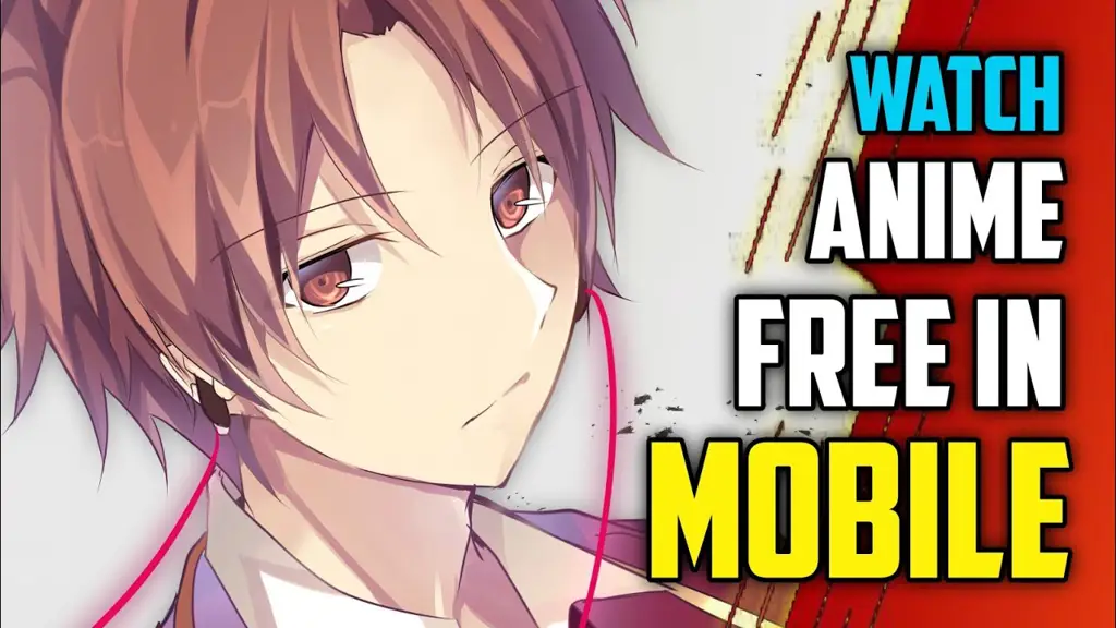 Menikmati Anime di Ponsel Seseorang sedang menonton anime di ponselnya