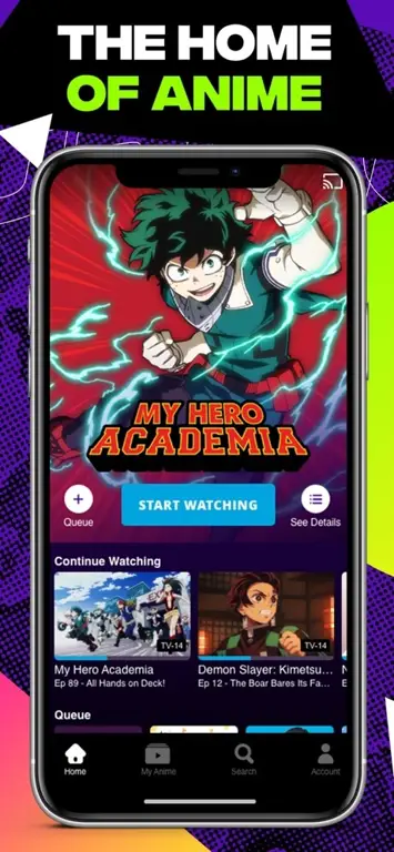 Aplikasi Streaming Anime Terbaik Gambar berbagai aplikasi streaming anime terbaik