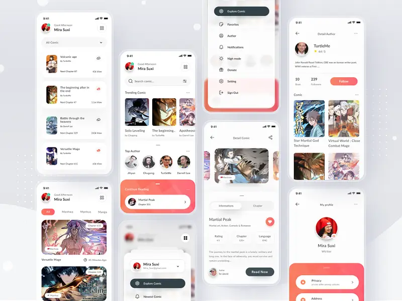 Perbandingan Antarmuka Aplikasi Perbandingan antarmuka beberapa aplikasi nonton anime