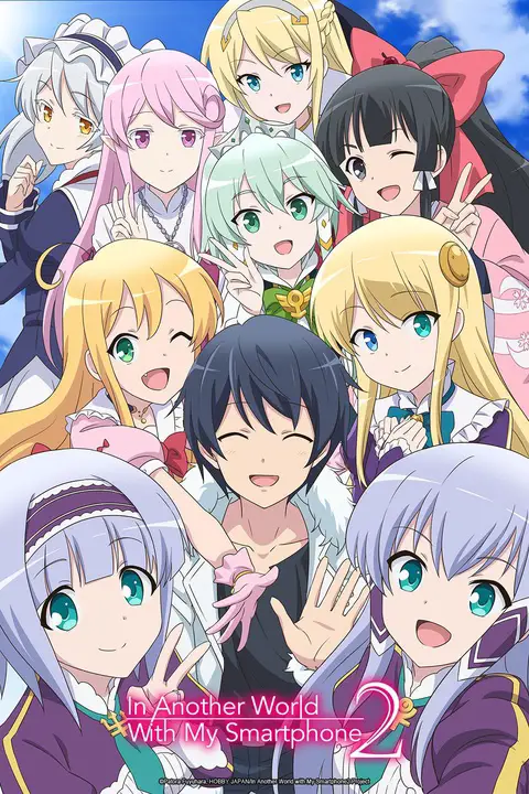 Menonton Anime di Ponsel Pintar Ponsel pintar menampilkan anime yang sedang diputar