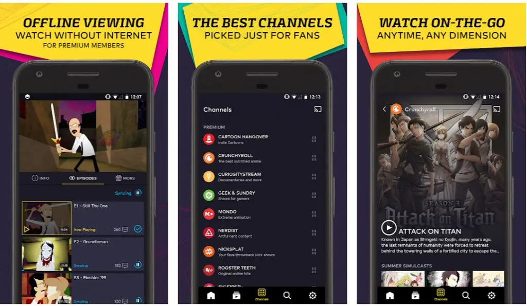 Aplikasi Anime Terbaik untuk Android Gambar berbagai aplikasi anime terbaik untuk Android