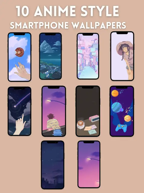 Aplikasi Anime di Ponsel Antarmuka aplikasi anime di smartphone