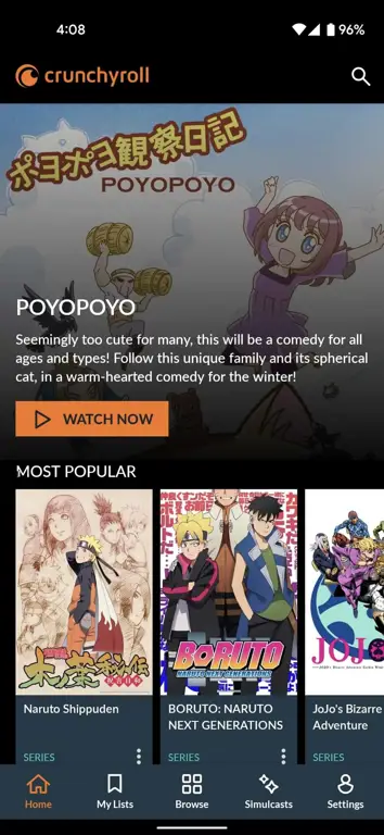 Berbagai Pilihan Aplikasi Streaming Gambar berbagai aplikasi streaming anime di layar ponsel