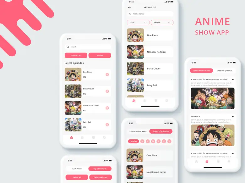 Perbandingan Antarmuka Aplikasi Perbandingan antarmuka aplikasi streaming anime