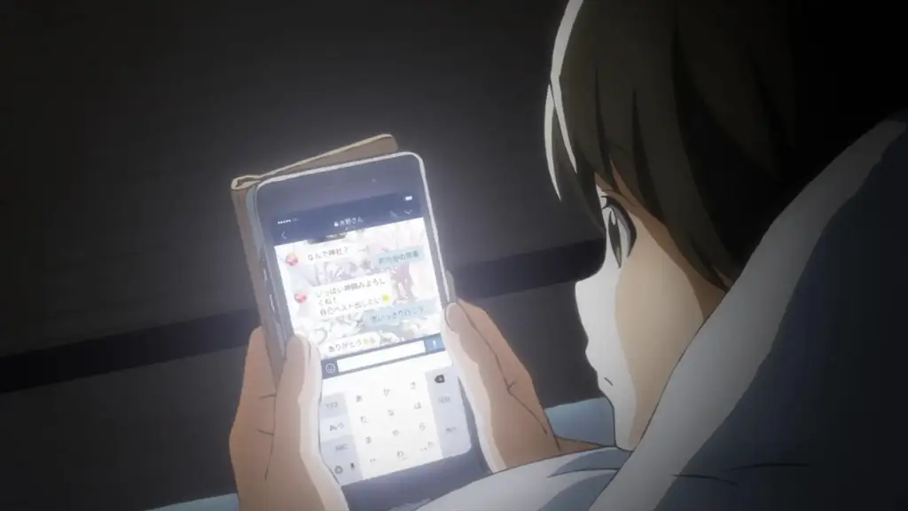 Menonton Anime di Ponsel Menonton anime di smartphone
