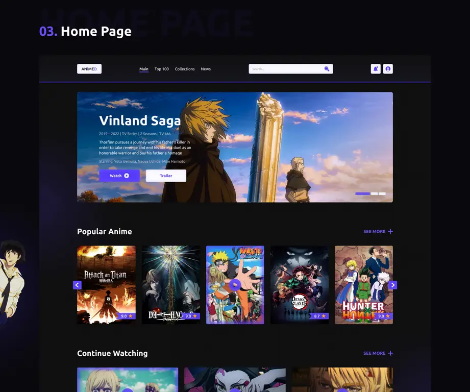 Antarmuka Streaming Anime yang Mudah Digunakan Antarmuka Streaming Anime